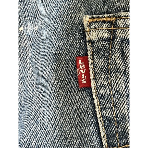 LEVi's Vintage 501 Button Fly Blue Jeans Denim Pants Men’s Size 34x30 - Picture 4 of 16